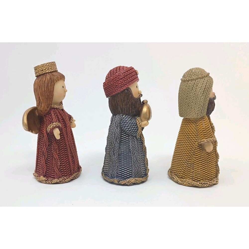 Christmas Nativity Set Tabletop Resin  Complete Set - Picture 15 of 16